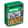 SPAX Universalschrauben gelb vz VG 3,5x30 mm (75 St.) Produktbild-Vorschau 6