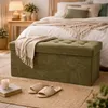 Atmosphera Pouf/Hocker - grun - MDF/ Samt - 76 x 38 x 38 cm Produktbild-Vorschau 10