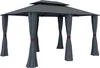 paramondo Comfort Gartenpavillon, 4 x 3 m, anthrazit + Produktbild-Vorschau 1