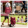 Sekey 3in1 Einkaufstrolley Klappbar Einkaufswagen mit Produktbild-Vorschau 4