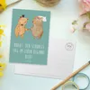 Mr. & Mrs. Panda Postkarte Braut Tag - Meeresbrise - Produktbild-Vorschau 3