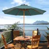 Outsunny Holz Sonnenschirm Holzschirm Gartenschirm Produktbild-Vorschau 2