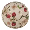 Clayre & Eef Dekoration Ball Ø 10x10 cm Beige Rot Keramik Produktbild-Vorschau 1
