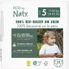 The packaging of ECO by Naty diapers, featuring a child. Produktbild-Vorschau