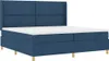Boxspringbett mit Matratze mit Kopfteil Blau 200 x 200 cm Produktbild-Vorschau 2