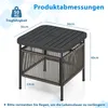 Stolik boczny COSTWAY na zewnątrz, odporny na warunki Podgląd zdjęcia produktu 3