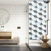 Relaxdays Duschrollo, 120x240 cm, Dreieck Muster, Seilzug, Produktbild-Vorschau 3