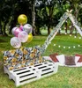 Amilian Palettenkissen SET Gartenkissen mit Rückenkissen Produktbild-Vorschau 2