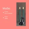 Sparset Stabkerzen LED mit Timer Klein+Groß Grün 4 Stück Produktbild-Vorschau 4