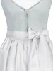 Dirndl Holly 65er Länge mint/silber 46 Produktbild-Vorschau 3