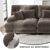 Modulares U-förmiges Ecksofa-Set, 4-Sitzer Cloud-Couch mit Produktbild-Vorschau 11