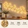 LED Lichterzweige in Gold, 2 m mit 384 warmweißen LEDs und Produktbild-Vorschau 2