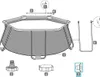 Bestway® Ersatzteil-Set Verschlussstopfen (grau / Ø 32 mm / Produktbild-Vorschau 4