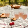 "OTIX Kunststoff-Weingläser 6 Stück 400 ml Gehämmertes Produktbild-Vorschau 4