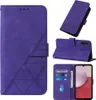 Galaxy A14 5G Hülle, Schlank Prägung Flip Leder Produktbild-Vorschau 2