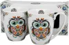 DUO ETNO 2er-Set klassische Becher 350 ml ETNO OWL New Bone Produktbild-Vorschau 1