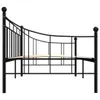 Tagesbett-Rahmen Schwarz Metall 90×200 cm Produktbild-Vorschau 5