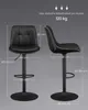 VASAGLE Barhocker 2er Set, höhenverstellbar, drehbar, mit Produktbild-Vorschau 7