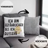 Trendation - Lustige Deko-Kissen mit Füllung 40x40 Kollege Produktbild-Vorschau 2