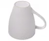 Sada 6 porcelánových šálků na kávu, bílé, 400 ml | Velké Náhled obrázku produktu 4