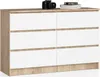 Komoda, světle hnědá, 120 x 77 x 40 cm Náhled obrázku produktu 1