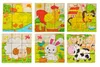 Vzdělávací dřevěné bloky Farma puzzle 9el. Náhled obrázku produktu 3