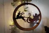 Weihnachtsmann mit Schlitten Edelrost Produktbild-Vorschau 1