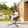 EUGAD Hängesessell mit Gestell Outdoor und Indoor, 150 kg Produktbild-Vorschau 2
