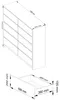 Kommode weiß 140cm breit mit 10 Schubladen, Schlafzimmer Produktbild-Vorschau 7