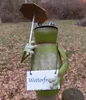 Zaunfigur Zaunhocker Frosch mit Schirm u. Schild Produktbild-Vorschau 1