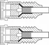 Wentronic 67288, Weiß, F plug, F plug, Gold Produktbild-Vorschau 3