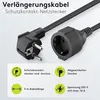 Verlängerungskabel Schutzkontakt, 3 m, Schwarz Produktbild-Vorschau 11