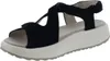 Joya Jenny Black Sandale, Veloursleder, Klettv., Produktbild-Vorschau 14