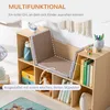 HOMCOM Kinderboekenrek 2-in-1, hoekmodel met 6 vakken, Productafbeelding-voorbeeld 5