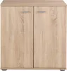 Kommode - Eiche Sonoma Nachbildung - B 71 cm - zwei Türen - Produktbild-Vorschau 4