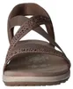 Skechers Reggae Slim Summer Sparkle dámské sandály hnědé Náhled obrázku produktu 13