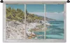 MuchoWow® Wandteppich Wandbehang Aussicht - Meer - Strand Produktbild-Vorschau 1