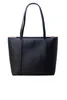 A black tote bag is shown against a white background. Podgląd zdjęcia produktu