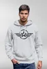 Hoodie Herren Airforce Symbol Stern Army Military Aufdruck Produktbild-Vorschau 5