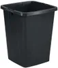 DURABLE Kosz na ?mieci DURABIN® ECO 90L kwadratowy, Czarny, Podgląd zdjęcia produktu 4
