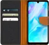 A flip case wallet for a Huawei P30 Lite phone, showing the inside with card slots and the phone screen. Anteprima dell’immagine prodotto
