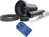 BADfabrik24 PE-Wand-WC-Anschlussgarnitur 180 mm, G DN Produktbild-Vorschau 1