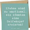 Mr. & Mrs. Panda Grußkarte Spruch Emotionaler Krebs - Produktbild-Vorschau 1
