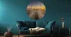 Samolepka na fotografiu Round MOLO Sunset 3D Náhľad obrázku produktu 5