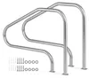 COSTWAY Pool Handlauf 130x94cm, Einstiegshilfe 304 Produktbild-Vorschau 2