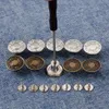 10x Jeansknöpfe 17mm Hosenknöpfe Metall mit Nieten & Produktbild-Vorschau 1