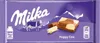 A Milka Happy Cow chocolate bar wrapper with a depiction of a cow and mountains. Náhled obrázku produktu