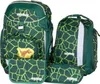 A set of school bags with a giraffe-like pattern. Produktbild-Vorschau