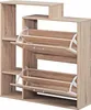 ® Moderner Schuhkipper SAMO Holz 2 Fächer Sonoma Eiche 12 Produktbild-Vorschau 14