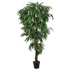 vidaXL Manguier artificiel 900 feuilles 180 cm vert Voir les images du produit 5